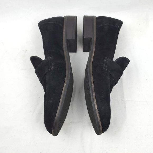 Clarks Collection Black Suede Loafer - Picture 3 of 8
